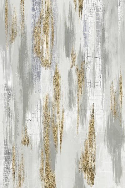 Glam Bedroom: Flooding Gold I by PI Studio