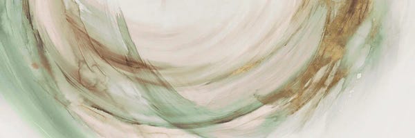 Gold Abstract Art: Into The Dark II by PI Studio