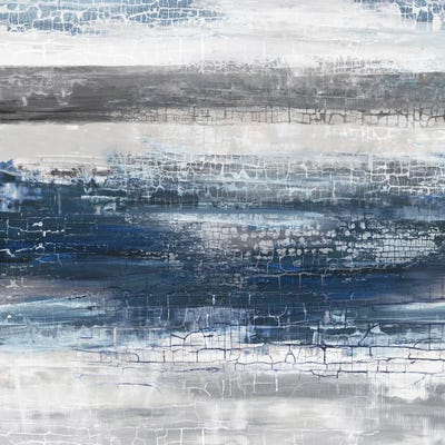 Navy Stripes I by PI Studio multi panel art