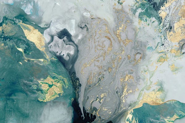 Large Minimalist Art - Canvas Prints: Ocean Splash I by PI Studio