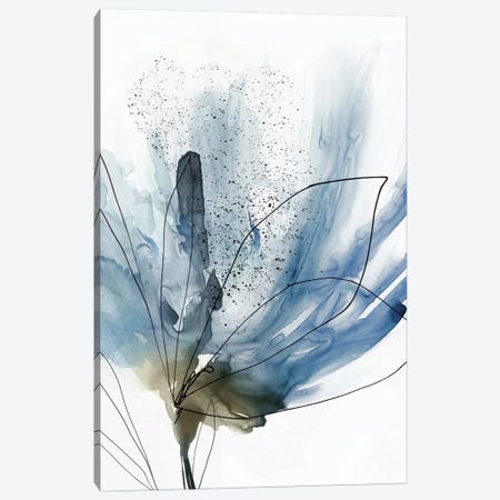 Blooming Blue Flower I Canvas Print #PST1322} by PI Studio Canvas Art