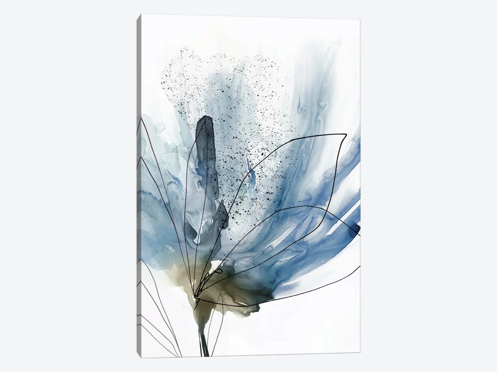 Blooming Blue Flower I by PI Studio 1-piece Canvas Print