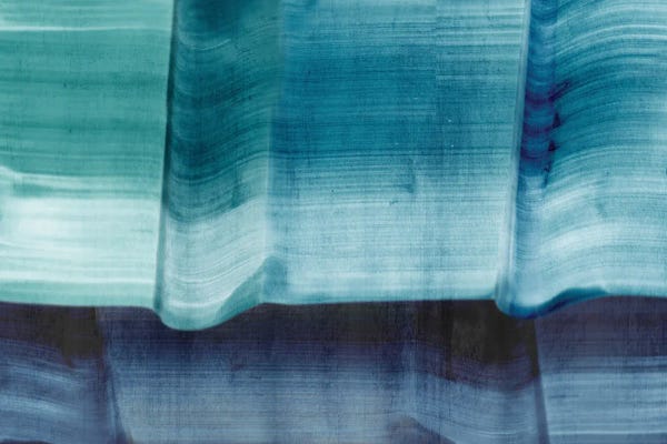 Teal Abstract Art: Learnign Curves by PI Studio