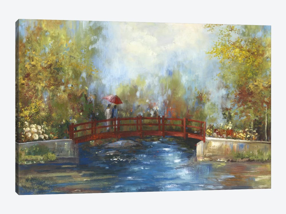 Bridge Over The Water 1-piece Canvas Art Print