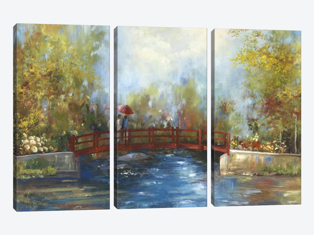 Bridge Over The Water 3-piece Canvas Art Print