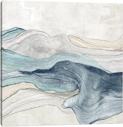 Blue Mountain Flow I Canvas Art Print - PI Studio