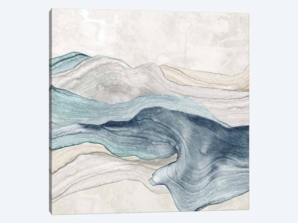 Blue Mountain Flow I by PI Studio 1-piece Canvas Print