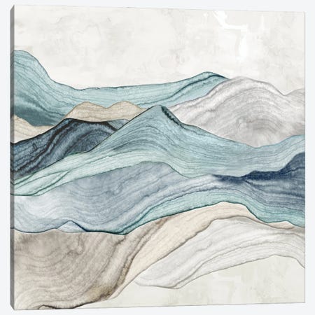 Blue Mountain Flow II Canvas Print #PST1343} by PI Studio Canvas Artwork