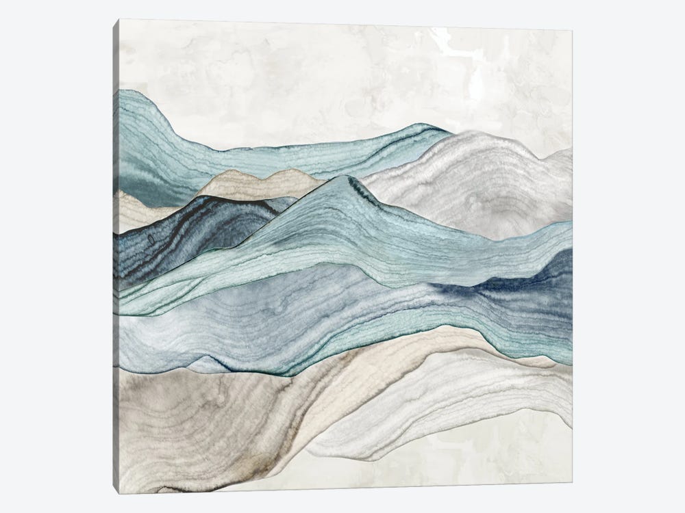Blue Mountain Flow II by PI Studio 1-piece Canvas Artwork