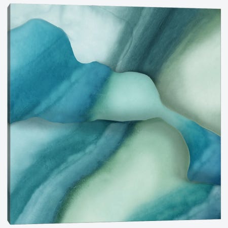Blue Shapes of Blot Canvas Print #PST1346} by PI Studio Canvas Print