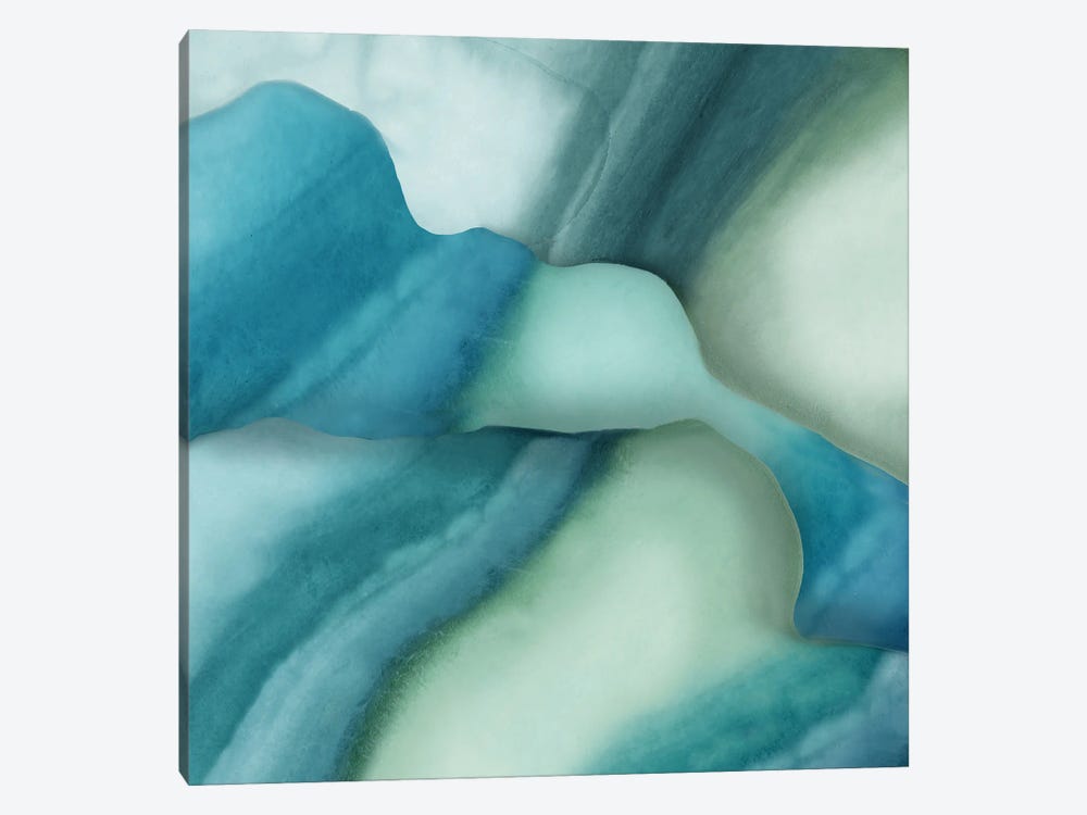 Blue Shapes of Blot by PI Studio 1-piece Art Print