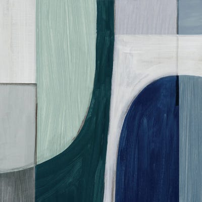 Square Simple Shapes II by PI Studio framed wall art