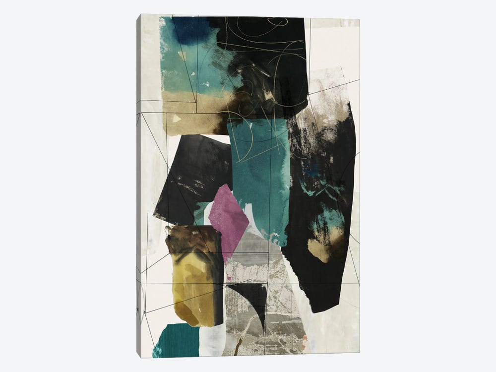 Teal Composition I by PI Studio 1-piece Art Print