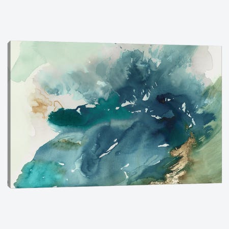 Splash of Blue Canvas Print #PST1365} by PI Studio Art Print