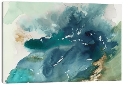 Splash of Blue Canvas Art Print - PI Studio