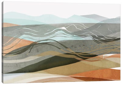 Desert Dunes II Canvas Art Print - Wild Sand Dunes