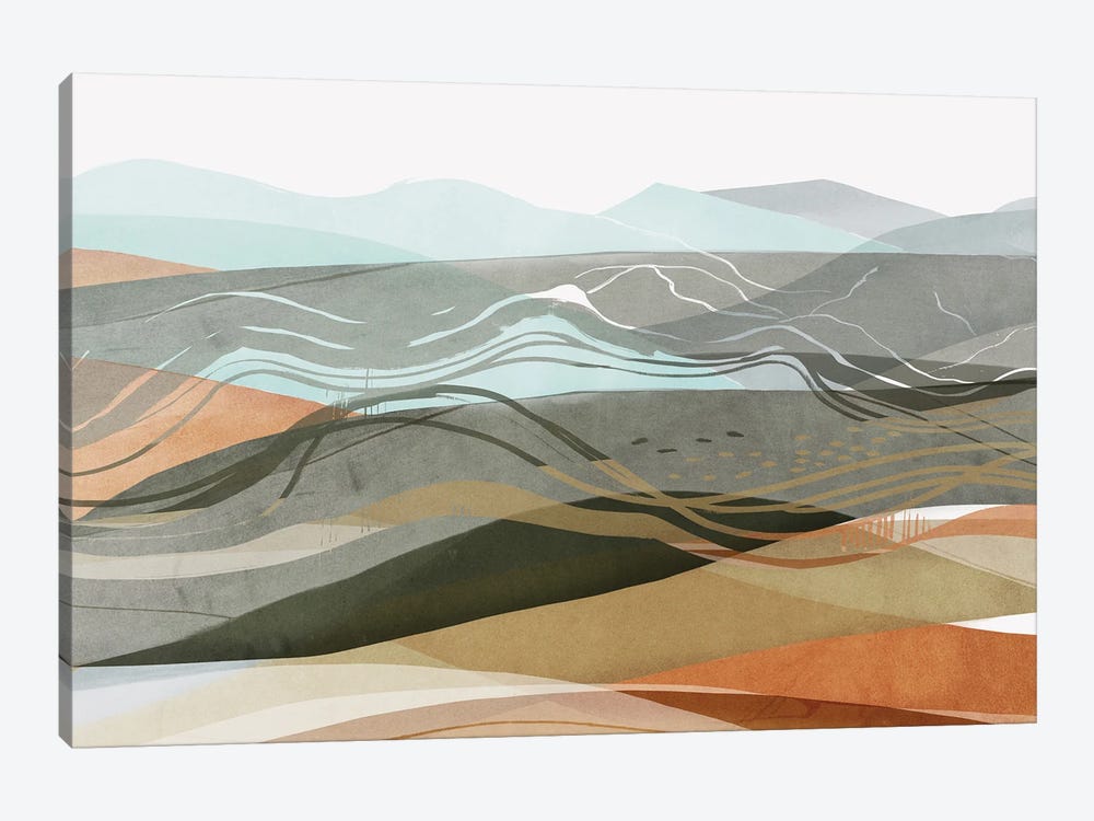 Desert Dunes II by PI Studio 1-piece Canvas Print