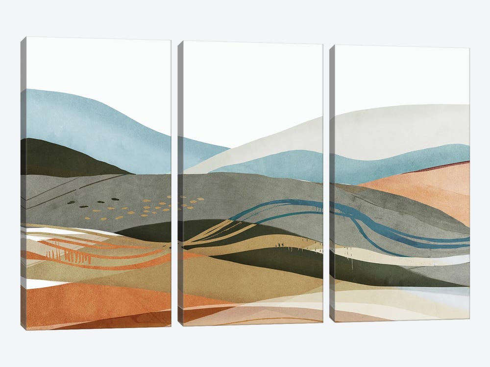 Desert Dunes III by PI Studio 3-piece Canvas Art