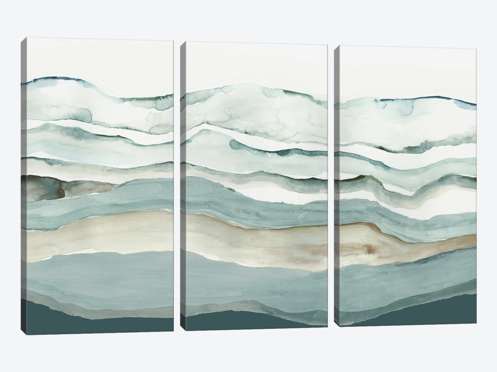 Blue Dunes by PI Studio 3-piece Canvas Artwork