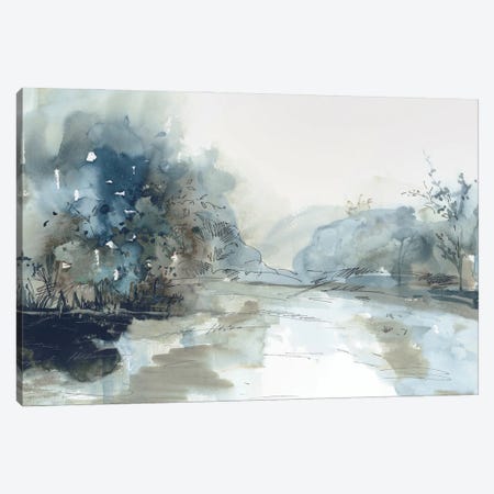 Blue Indigo Forest Canvas Print #PST1372} by PI Studio Canvas Art Print