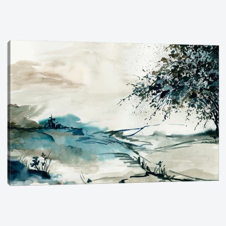Outlined Landscape Canvas Print #PST1375} by PI Studio Canvas Wall Art