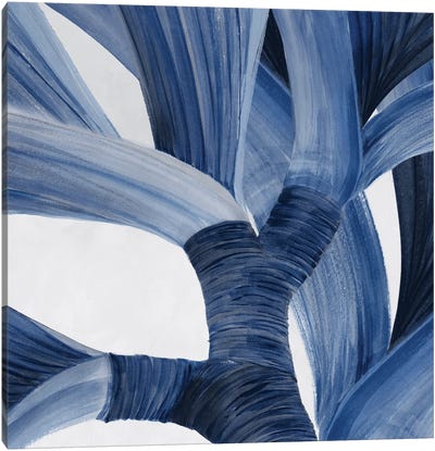 Blue Tropical Steam I Canvas Art Print - PI Studio