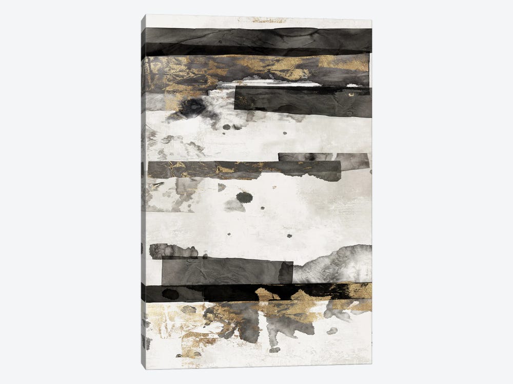 Gold And Black Ink II by PI Studio 1-piece Canvas Art