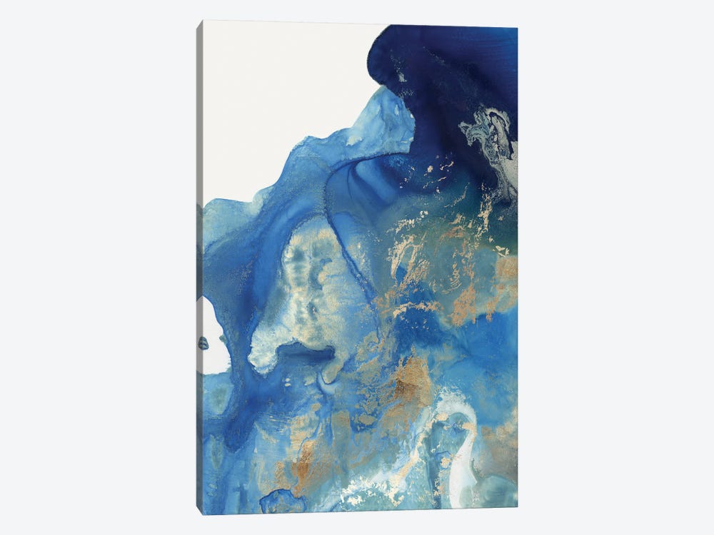 Merging Blue I by PI Studio 1-piece Canvas Art Print
