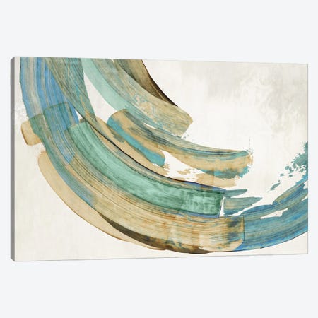 Modern Blue Ring Canvas Print #PST1422} by PI Studio Canvas Art Print
