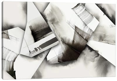 Origami Fragments Canvas Art Print - PI Studio