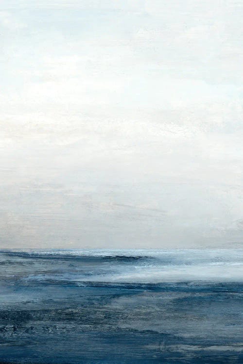 Calm Ocean Under Cloudy Sky I