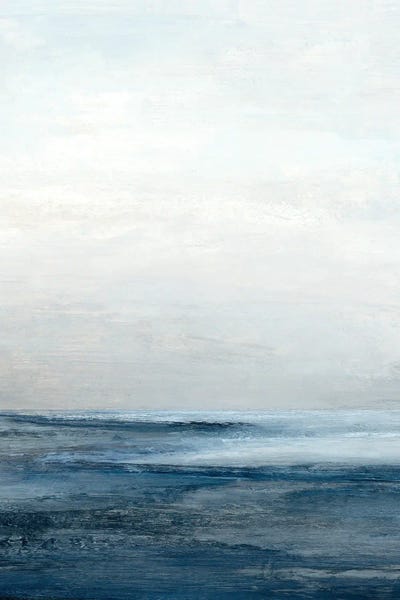 Calm Ocean Under Cloudy Sky I