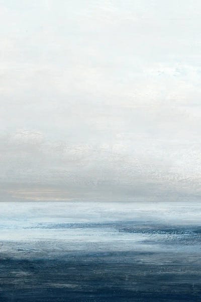 Canvas Print: Calm Ocean Under Cloudy Sky II by PI Studio - thumbnail
