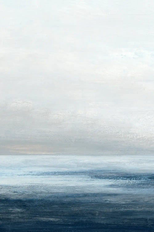 Calm Ocean Under Cloudy Sky II