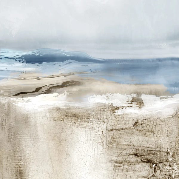 Misty Coastal Horizon