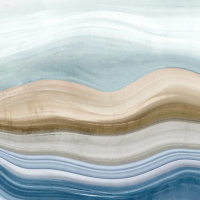 Canvas Print: Waves Of Tranquil Layers II by PI Studio - thumbnail