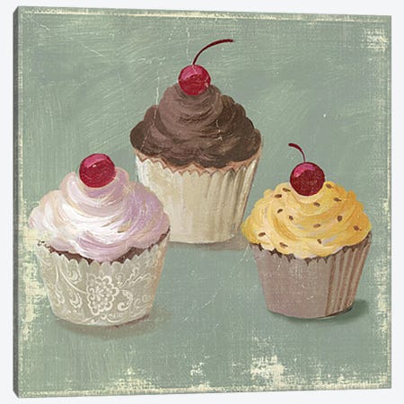Cupcakes Canvas Print #PST202} by PI Studio Canvas Artwork
