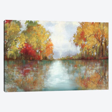 Forest Reflection Canvas Print #PST273} by PI Studio Canvas Print