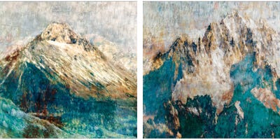 Mountain Diptych by PI Studio canvas print
