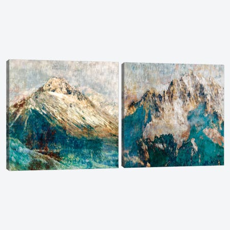 Mountain Diptych Canvas Print Set #PST2HSET005} by PI Studio Art Print