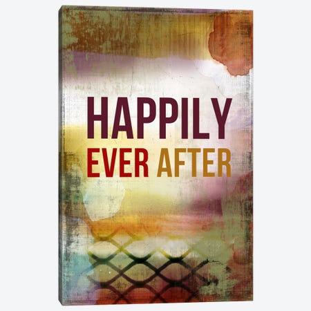 Happily Ever After Canvas Print #PST318} by PI Studio Canvas Wall Art