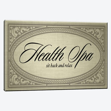 Health Spa Sit Back And Relax Canvas Print #PST325} by PI Studio Canvas Artwork