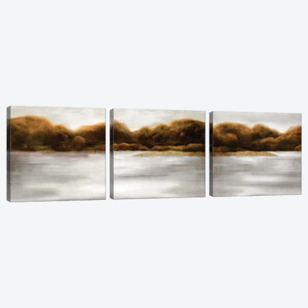 Red Landscape Triptych Canvas Print Set #PST3HSET001} by PI Studio Canvas Wall Art