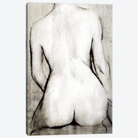 Nude Back Canvas Print #PST504} by PI Studio Canvas Wall Art
