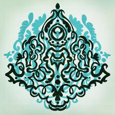 Ornamental Navy Pattern Ii Art Print By Pi Studio Icanvas