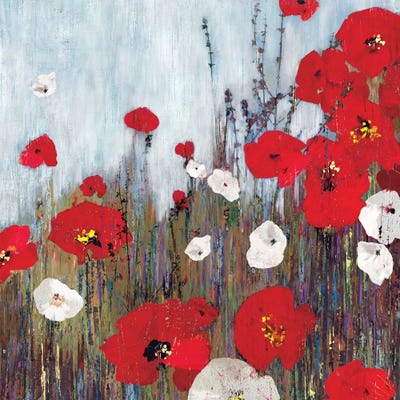 Passion Poppies II by PI Studio framed wall art