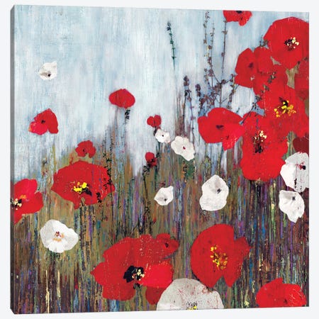 Passion Poppies II Canvas Print #PST565} by PI Studio Canvas Artwork