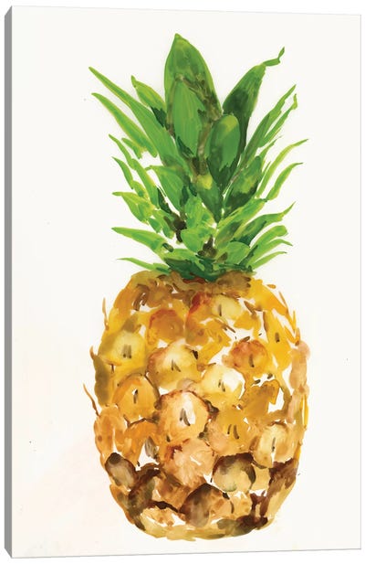 Pineapple I Canvas Art Print - Pineapples