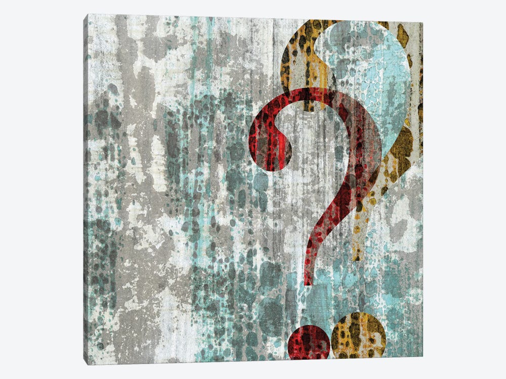 Question 1-piece Canvas Wall Art