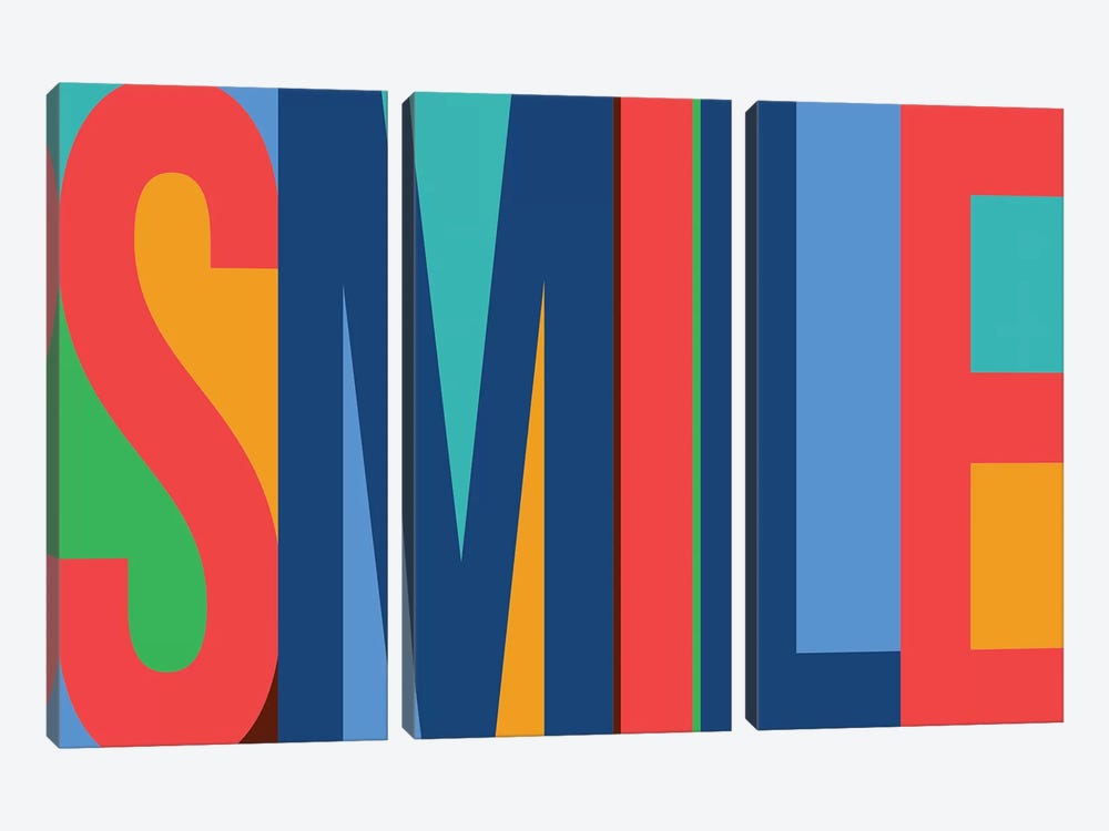 Smile by PI Studio 3-piece Art Print